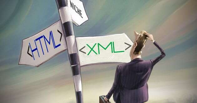 La diferencia entre el mapa del sitio HTML y XML