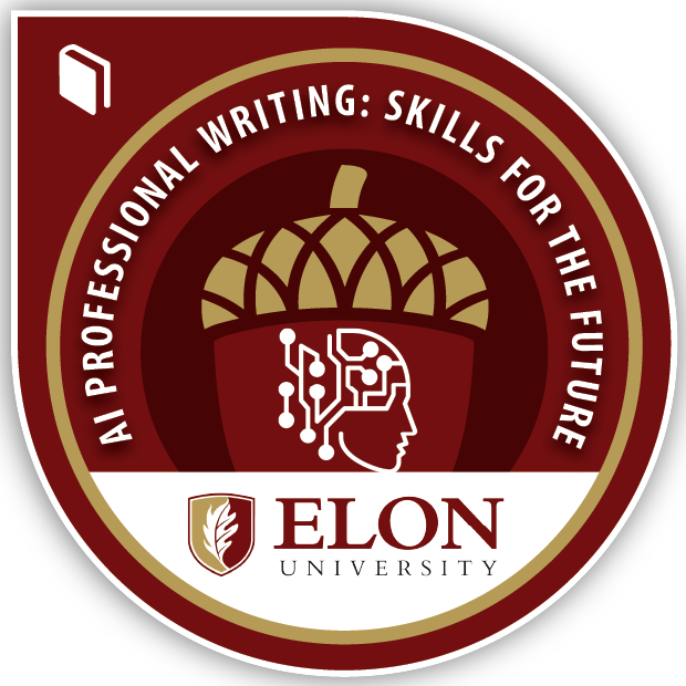 Professional Writing and Rhetoric program launches AI and Professional Writing Digital Badge | Today at Elon