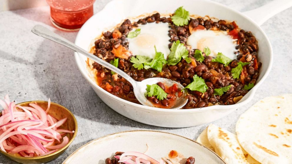 Spiced beans and eggs is a great money saving-meal to make this week