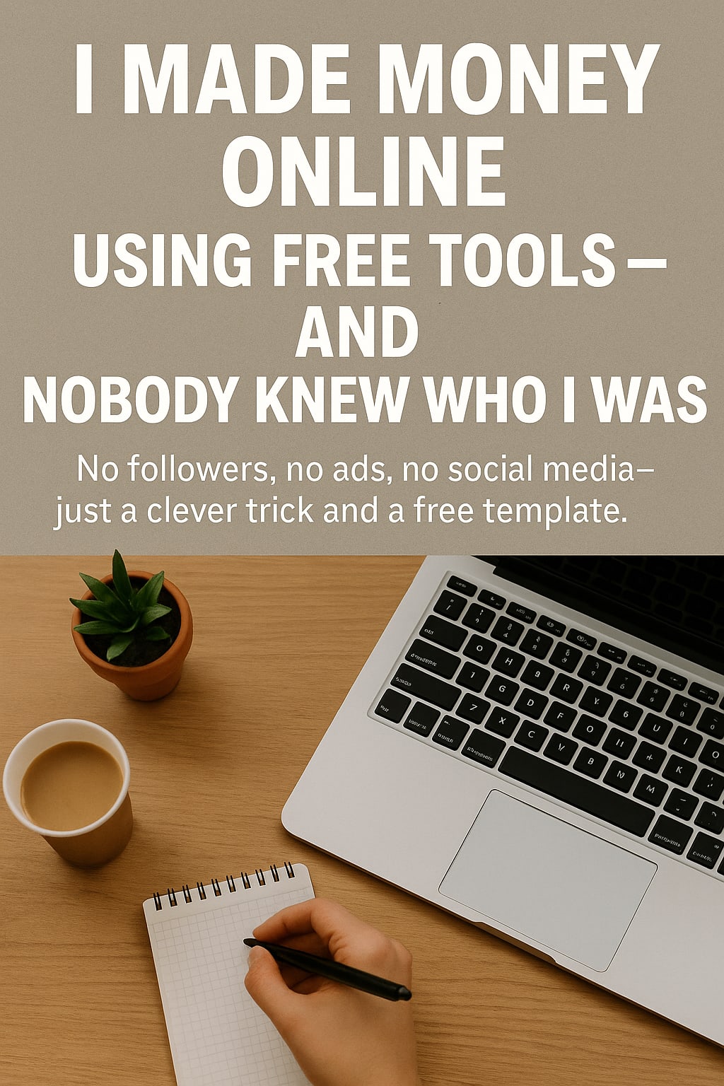 I Made Money Online Using Free Tools — And Nobody Knew Who I Was
