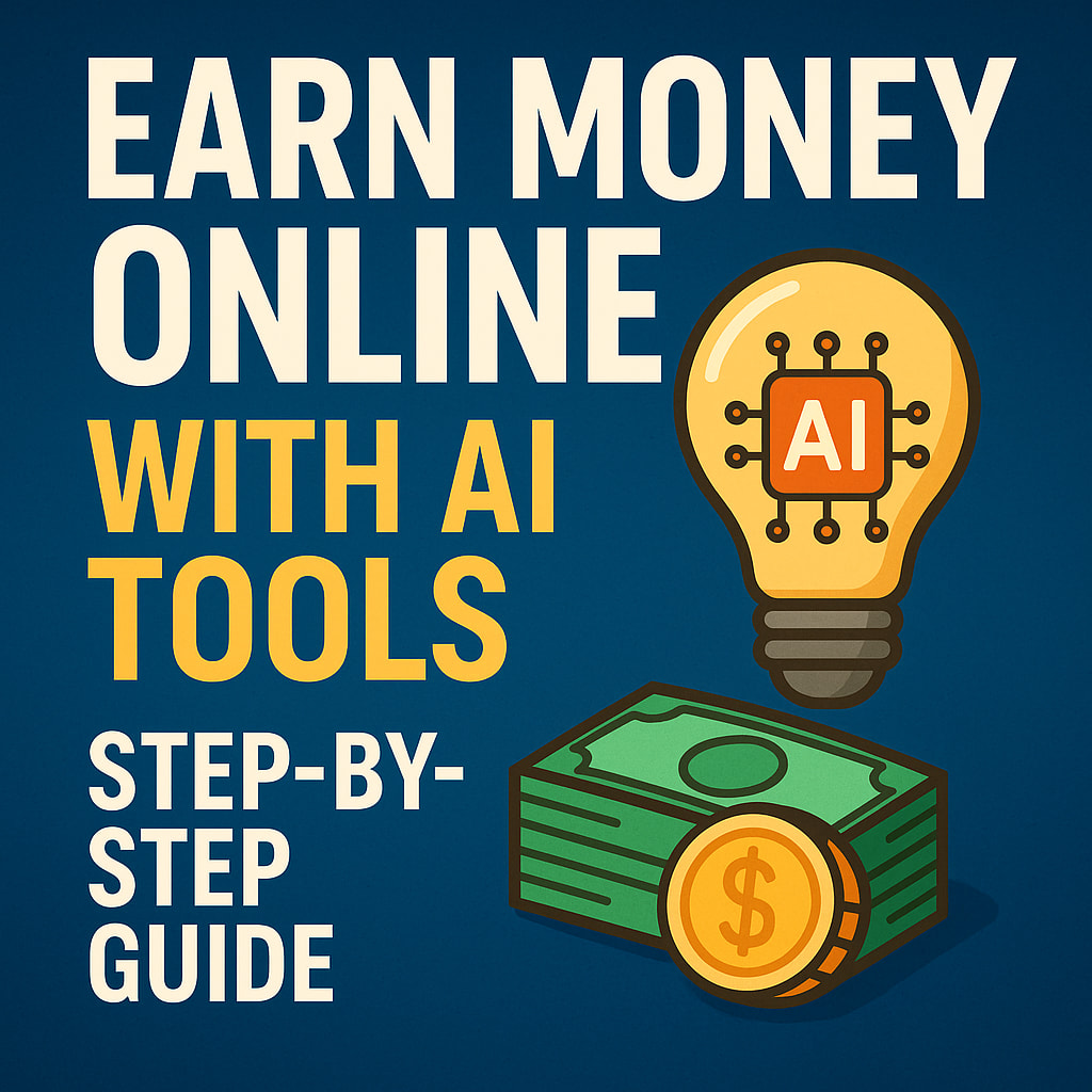 How to Earn Money Online Using AI Tools (Step-by-Step Guide for Beginners in 2025)
