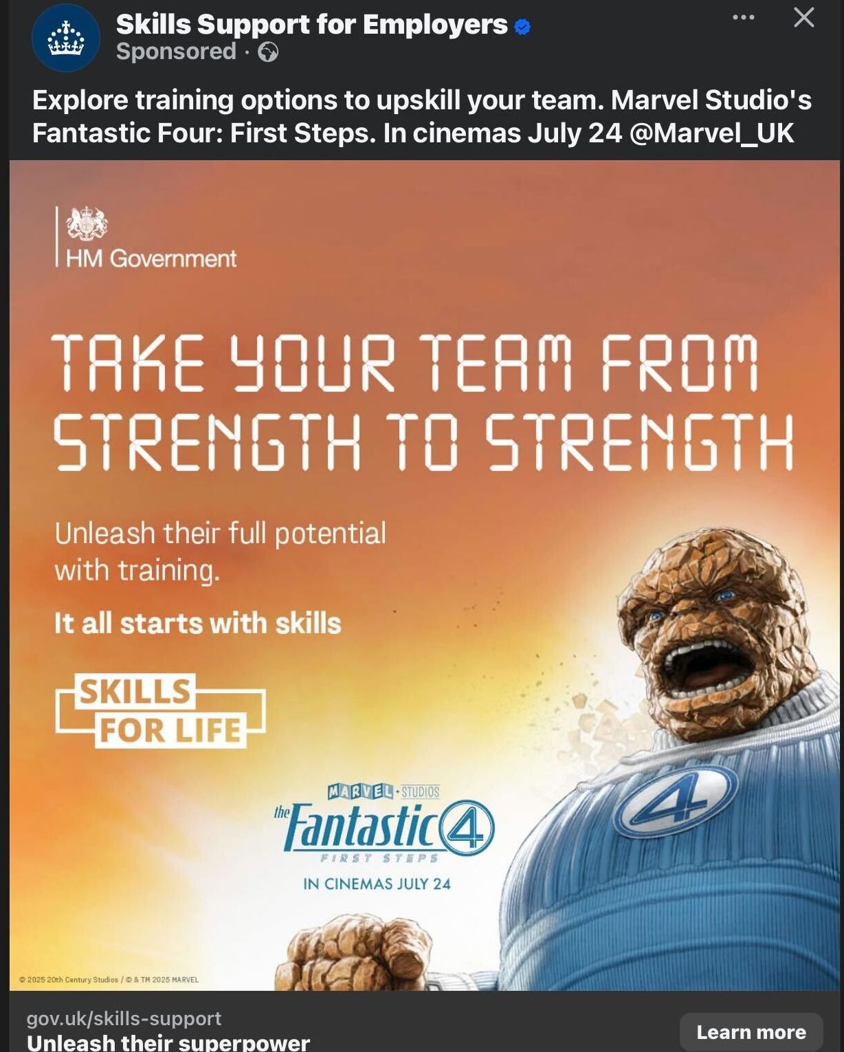 UK Government Does Deal With The Fantastic Four