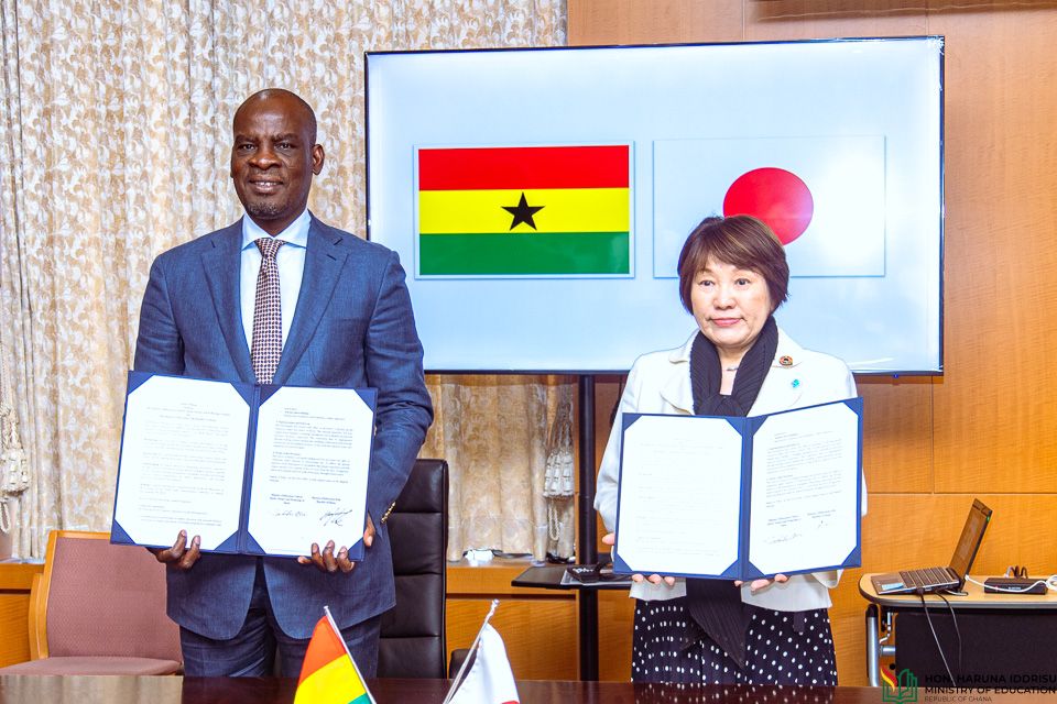 Ghana and Japan forge education partnership to advance sustainability and digital skills