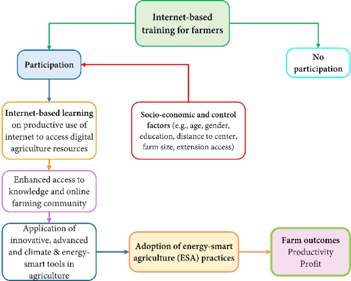 Leveraging internet use for sustainable agriculture: the impact of digital training on adoption of energy-smart agricultural practices and welfare
