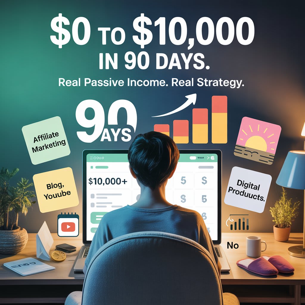 From $0 to $10,000: How I Built a Passive Income Stream in 90 Days