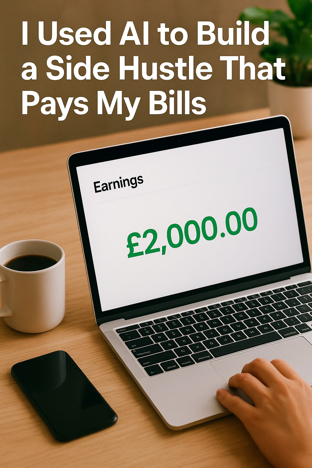 I Used AI to Build a Side Hustle That Pays My Bills — Here’s Exactly How I Did It