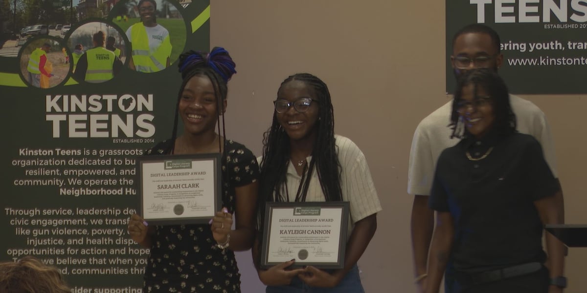 Kinston Teens honors first Digital Literacy Corps graduates