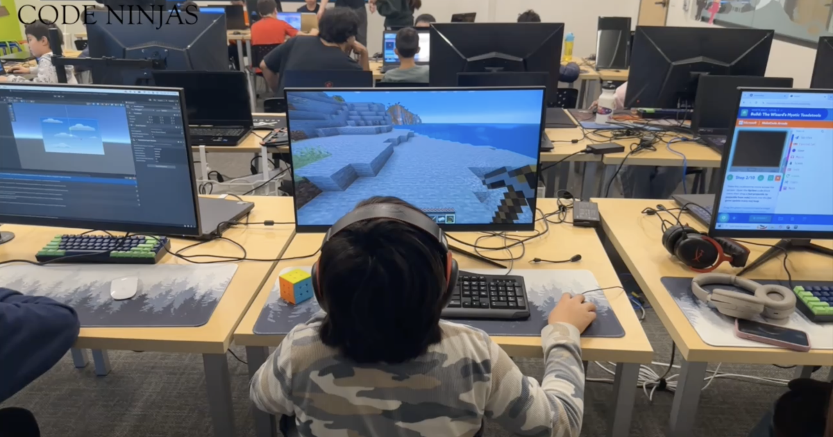 Code Ninjas teaches kids digital skills through video games