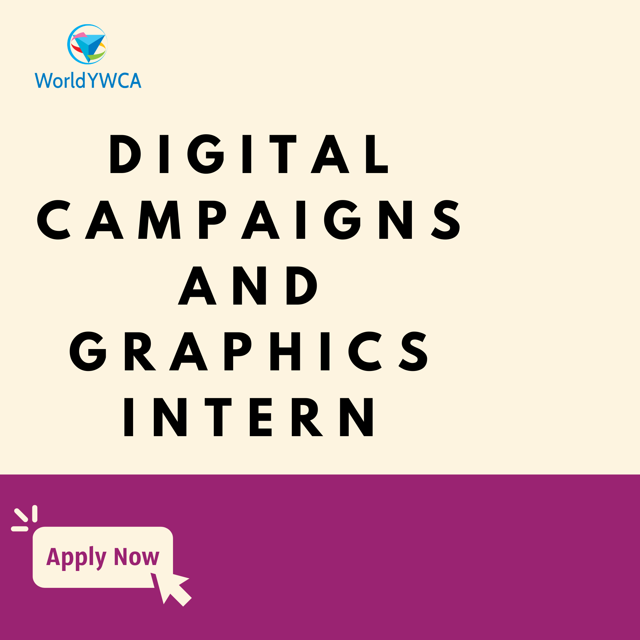 World YWCA Hiring: Digital Campaigns and Graphics Intern (Remote, Paid-USD 1,000/month)