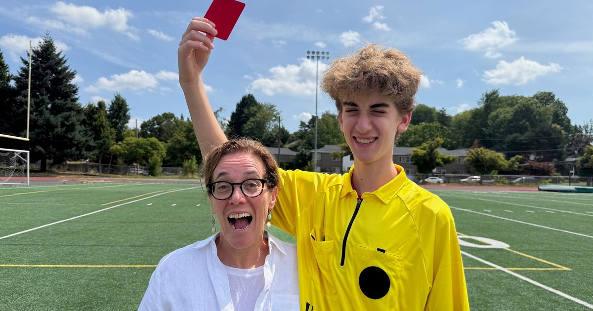 My 13-year-old is earning money by refereeing soccer games. It’s a great gig.