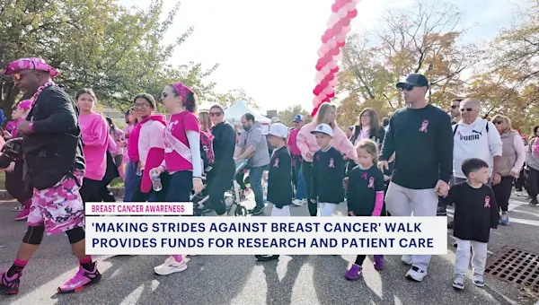 Making Strides Against Breast Cancer walk in Purchase raises money for medical research