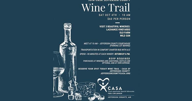 Wine trail event to raise money for CASA | Local Events