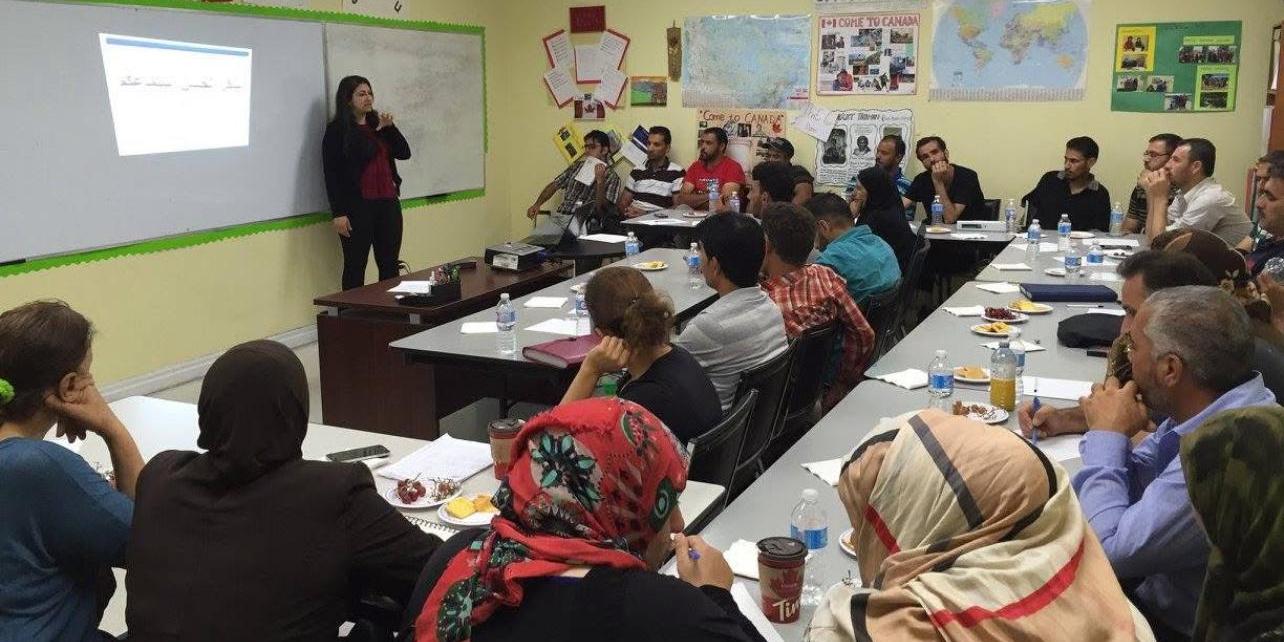 She arrived in Canada as an immigrant and now teaches newcomers how to resist misinformation