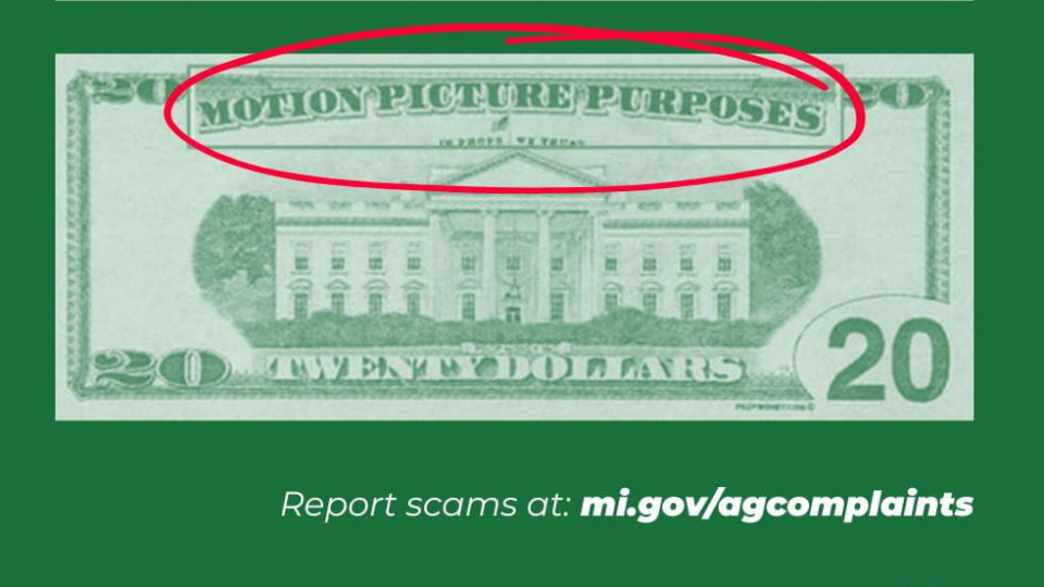 Michigan warns residents of ‘prop money’ scam on social media marketplaces