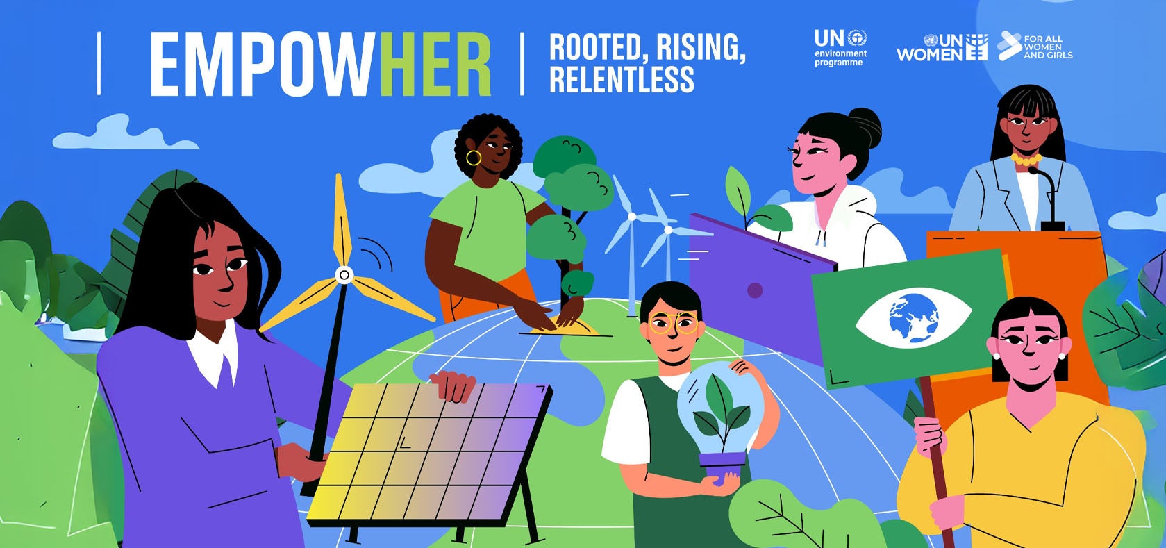 Youth-led climate action: UN Women launches the EmPower Academy on skills for the green and digital transition