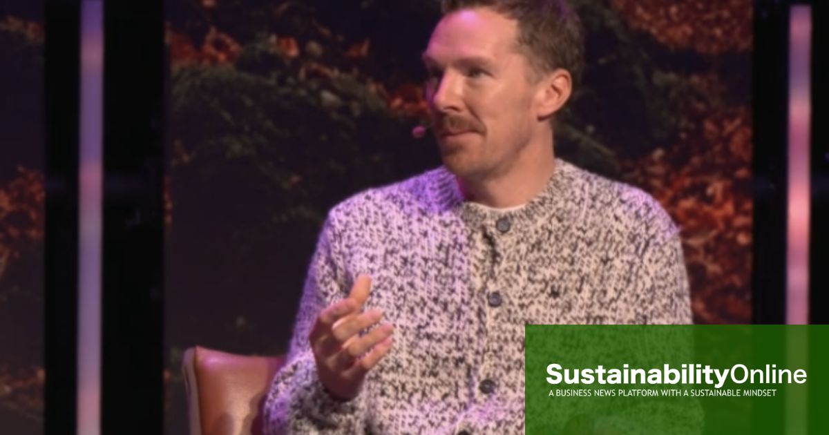 Actor Benedict Cumberbatch on why sustainability is a smart investment