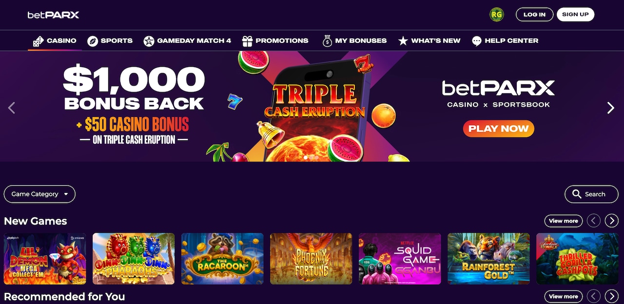 Online casino bonuses 2026: betPARX offers up to $1,000 bonus back