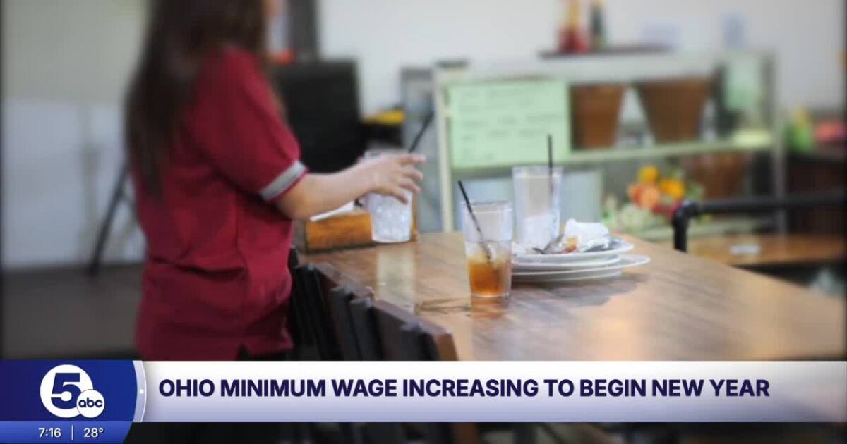 Ohio minimum wage increasing in 2026