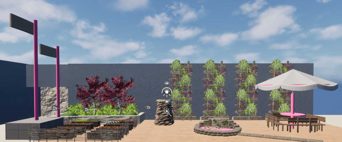 Students create digital model for landscaping