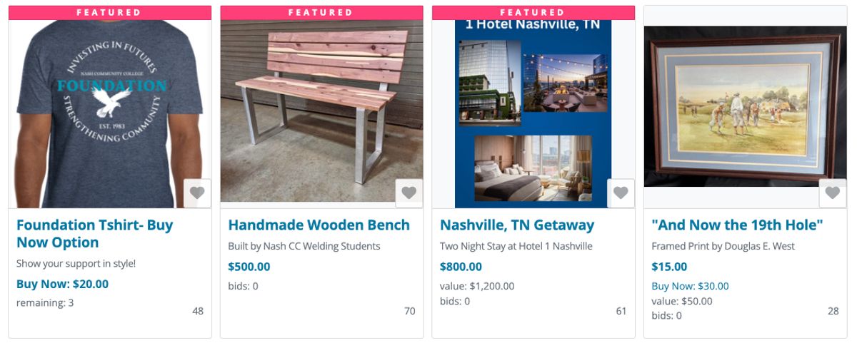 NCC Foundation launches online auction to support student scholarships