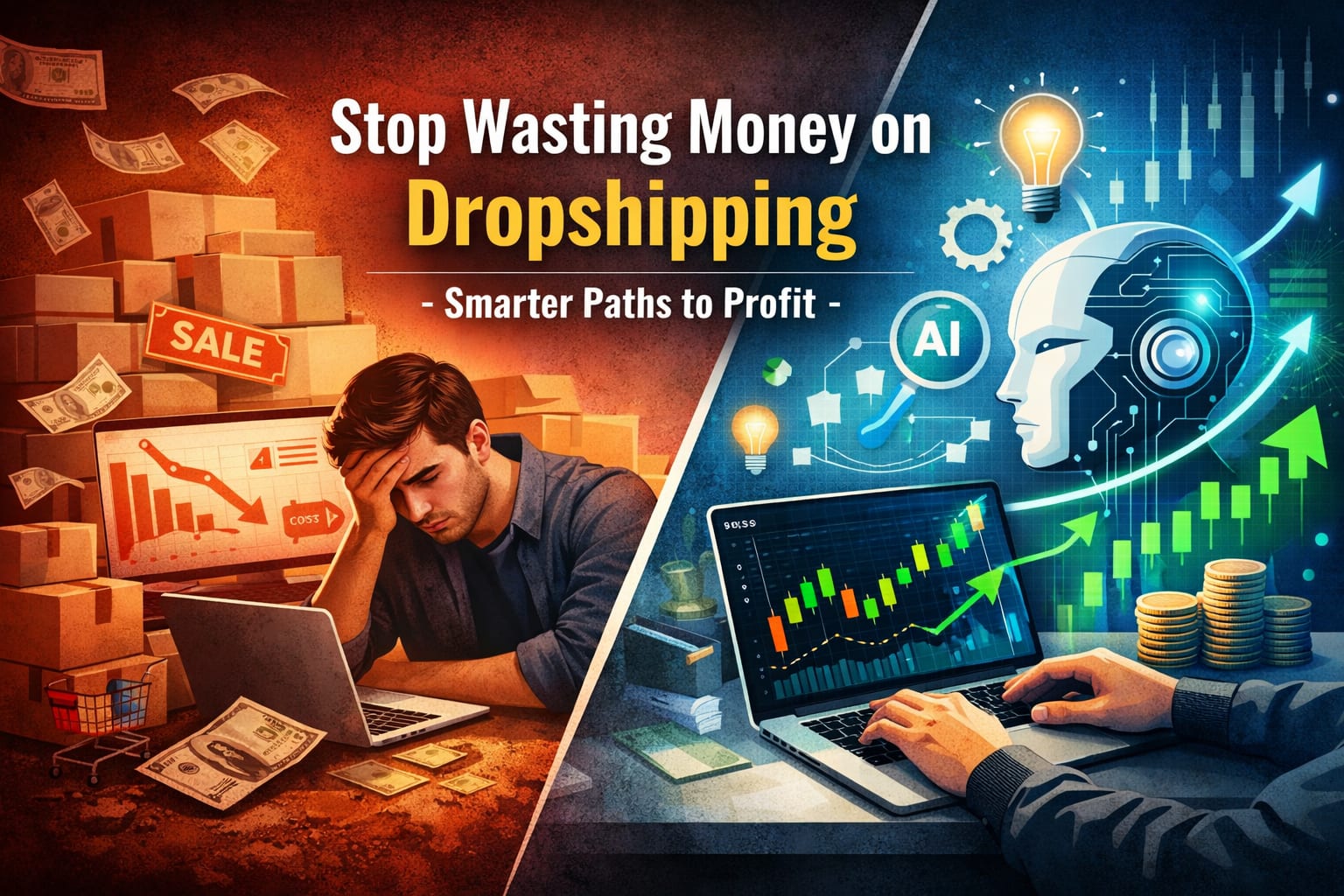 Why You Should Not Waste Money on Traditional Dropshipping. And What to Do Instead
