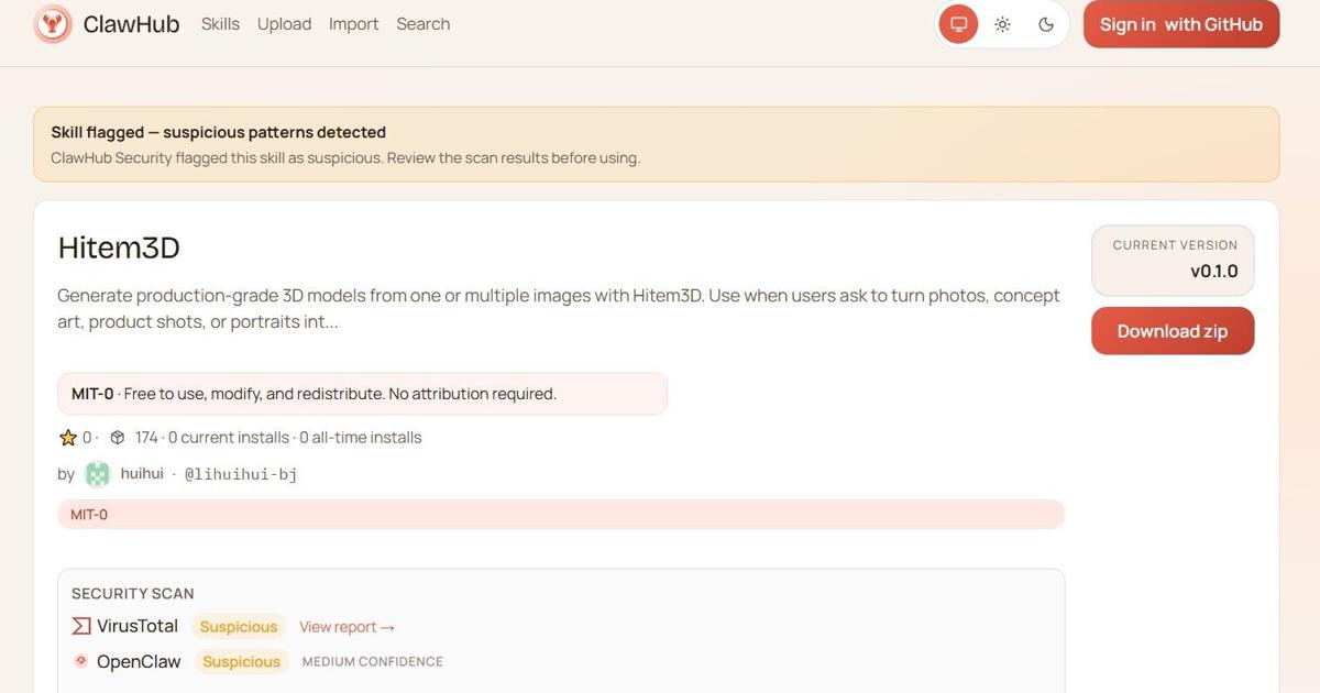 Hitem3D Becomes Callable via OpenClaw Skills, Enabling Structured Image-to-3D Generation | Press Releases