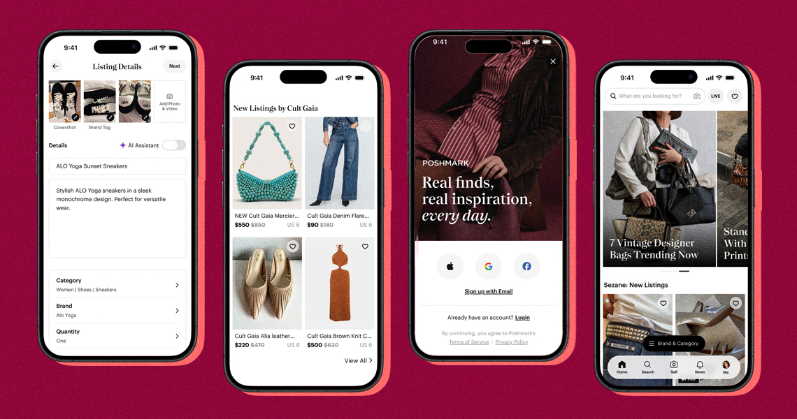 Poshmark unveils its first major app redesign in 15 years
