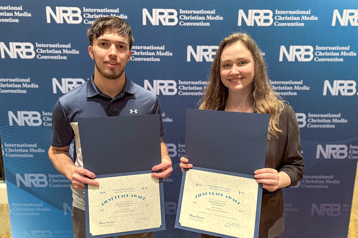 Digital media students win first place in audio drama competition for project celebrating America’s 250th anniversary