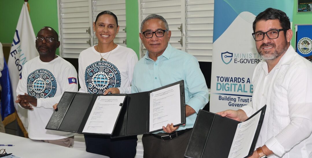 Ministry of E- Governance, Robotics Federation of Belize and Vex Robotics partner to empower Belizean youths with digital skills