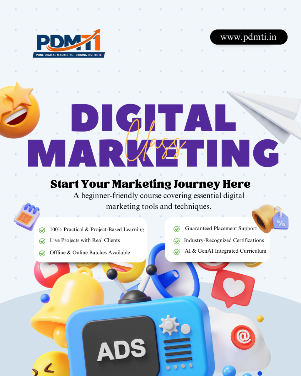 Rising Demand for Digital Skills in Pune: PDMTI Offers Job-Ready Digital Marketing Course