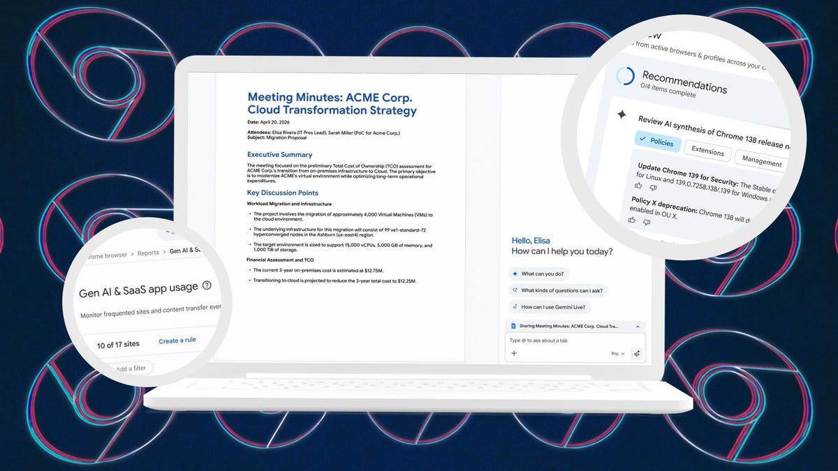 Google brings Auto Browse and Skills to Chrome Enterprise – and a new ‘Gemini Summary’