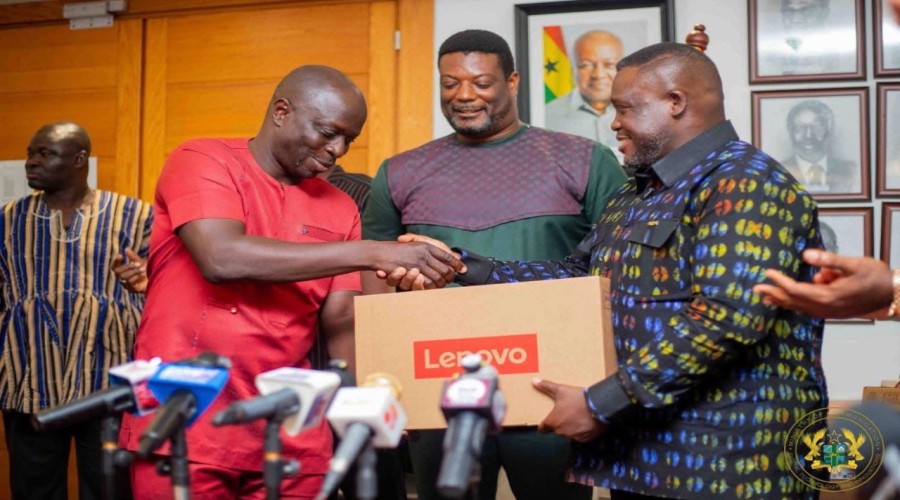 UMaT receives 200 laptops under Ghana's One Million Coders Programme