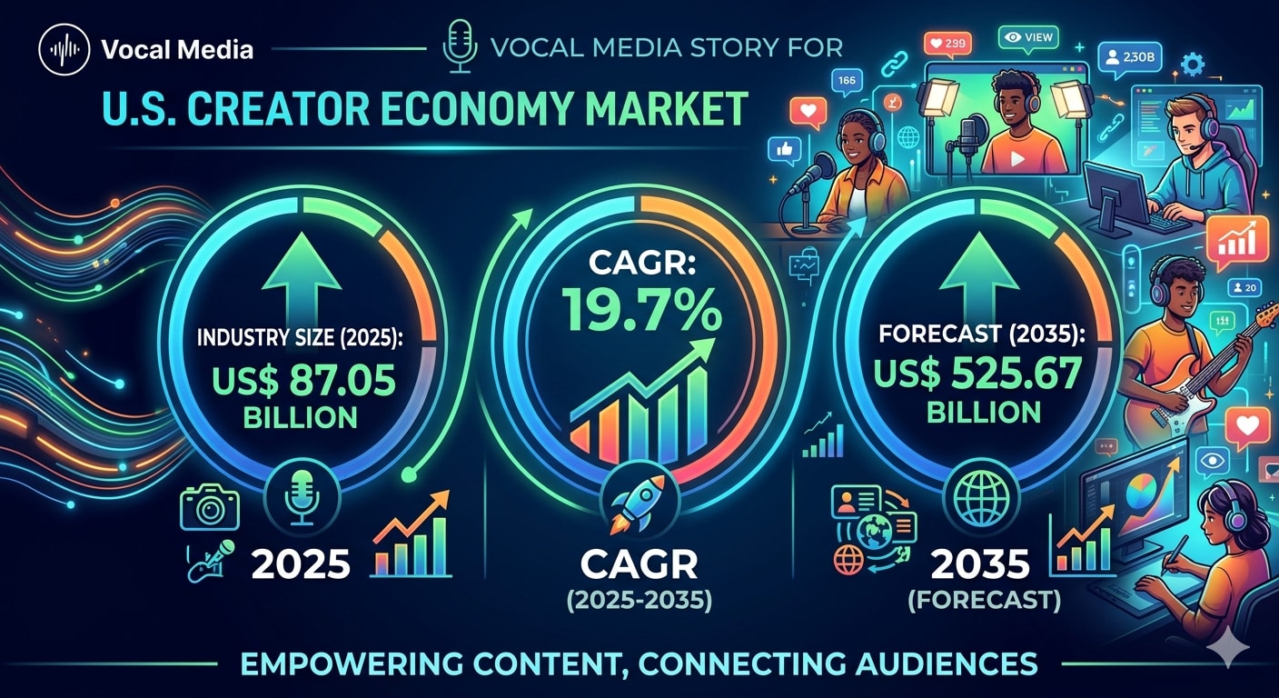 The Rise of the U.S. Creator Economy: From Side Hustles to Digital Empires