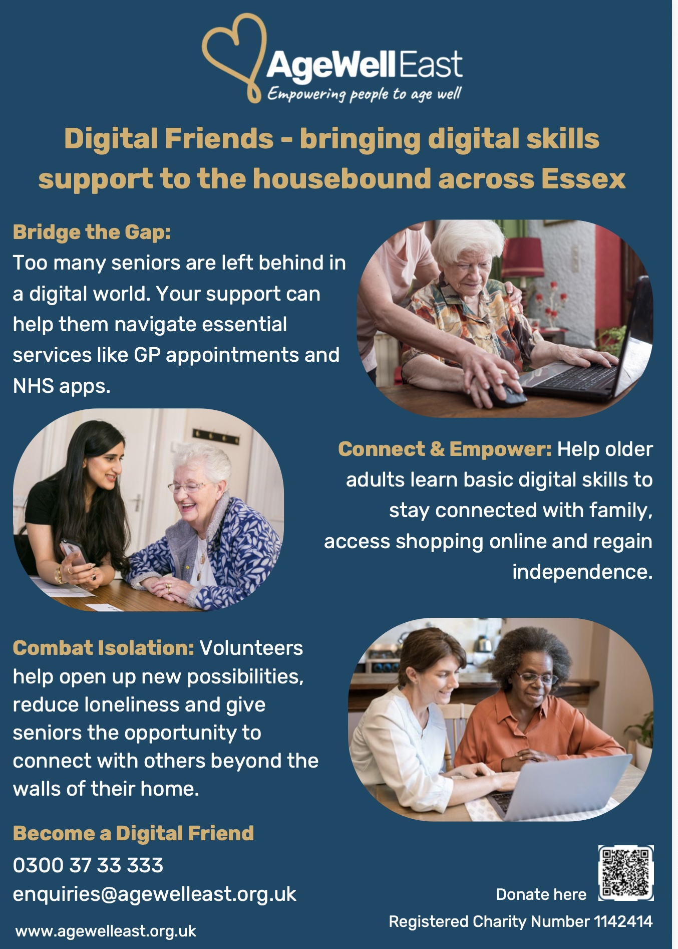 AgeWellEast: Digital Friends-Bringing digital skills support to housebound