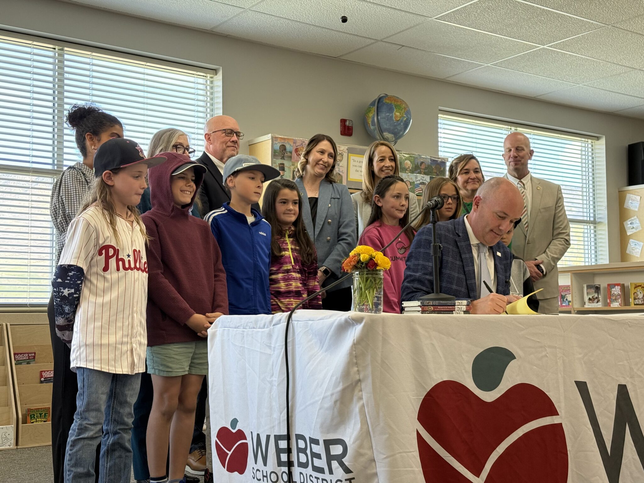 Fewer phones and more books — Cox commends new education laws • Utah News Dispatch