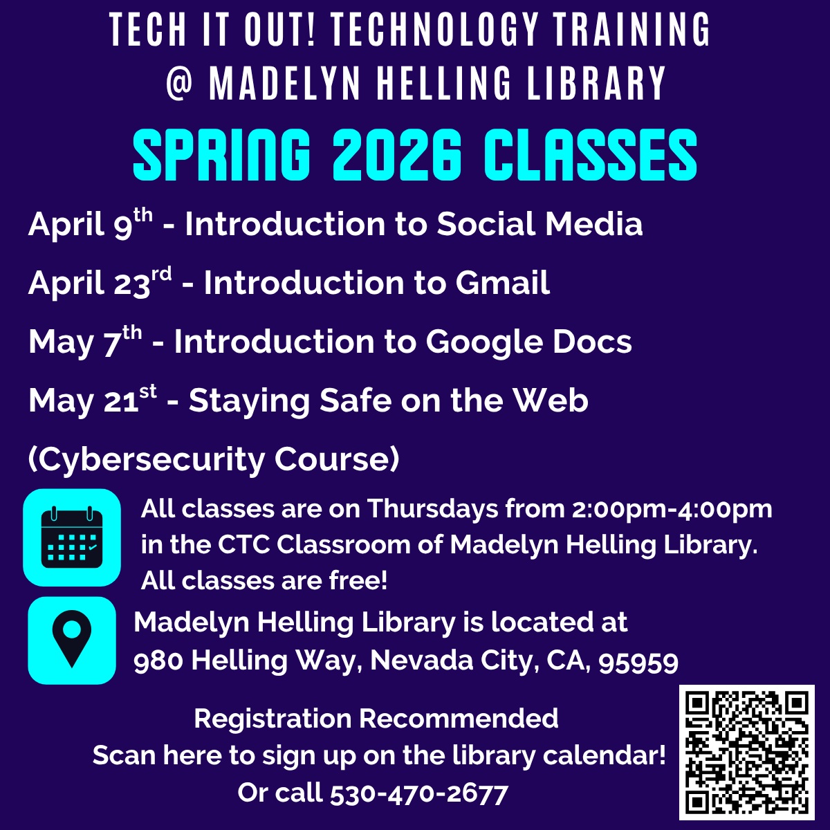 Madelyn Helling Library Offers Free Digital Skills Classes This Spring