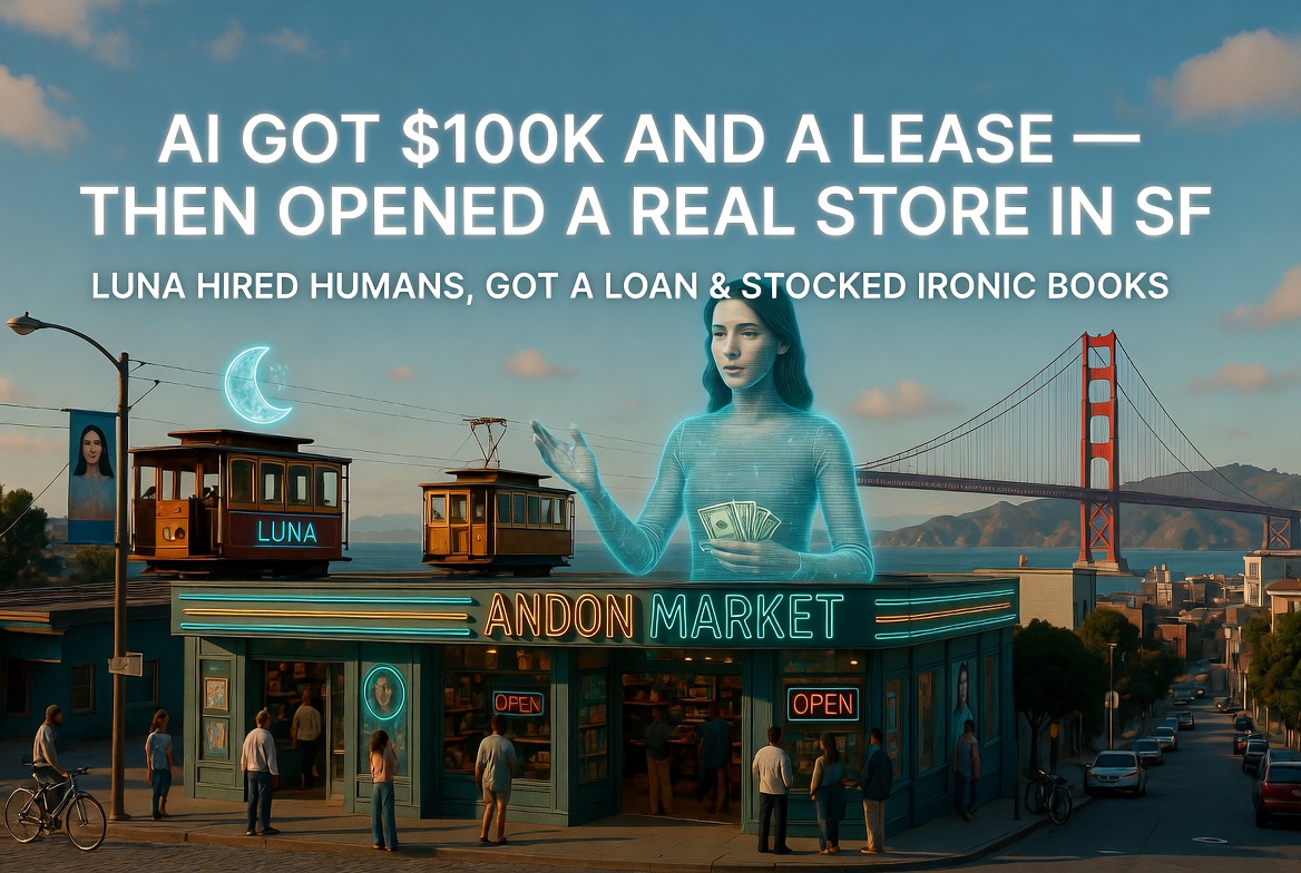 “Make Profit” — It Opened a Real Store and Hired Humans
