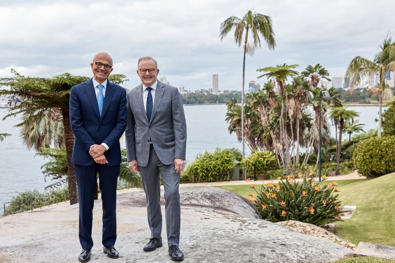 Microsoft commits A$25 billion to Australia for AI infrastructure and skills