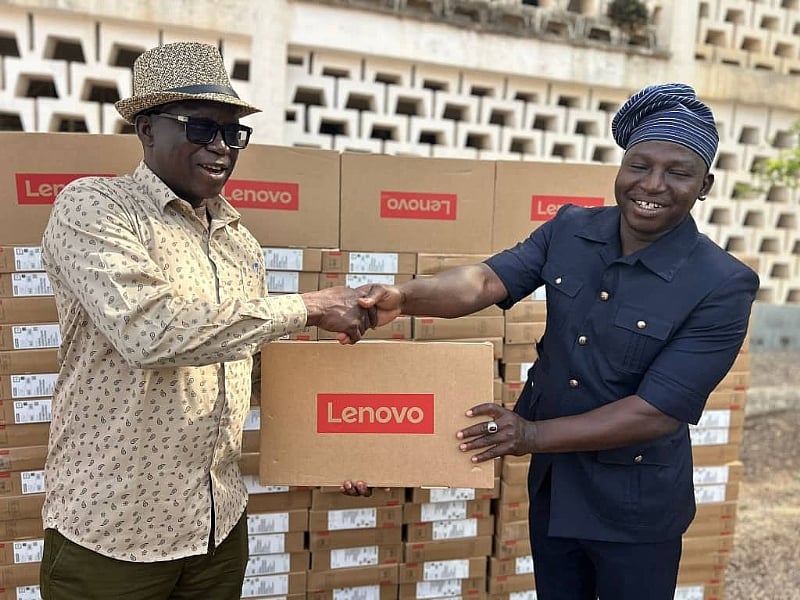 Upper East Region receives laptops for One Million Coders Programme